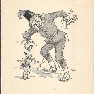 John R, Neill - 1915 The Scarecrow of OZ - Full Page Print #20